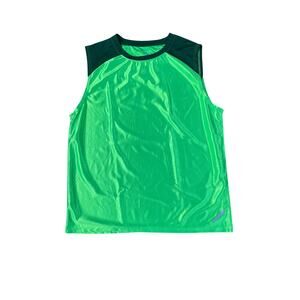 XPBX Pro Men's Green Sleeveless Polo Polyester Tank - Size: XXL
